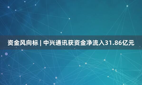 资金风向标 | 中兴通讯获资金净流入31.86亿元