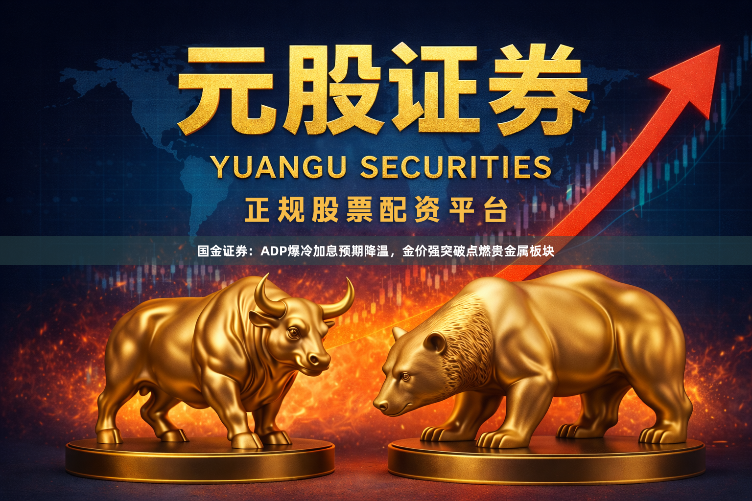 国金证券：ADP爆冷加息预期降温，金价强突破点燃贵金属板块