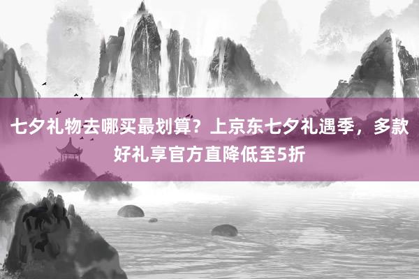 七夕礼物去哪买最划算？上京东七夕礼遇季，多款好礼享官方直降低至5折