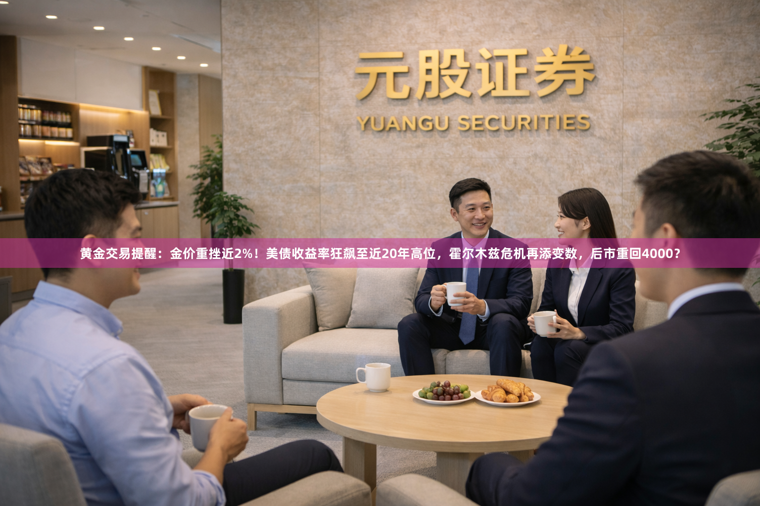 黄金交易提醒：金价重挫近2%！美债收益率狂飙至近20年高位，霍尔木兹危机再添变数，后市重回4000？
