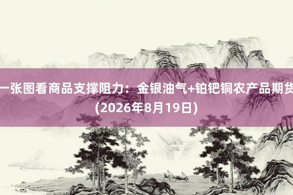 一张图看商品支撑阻力：金银油气+铂钯铜农产品期货(2026年8月19日)