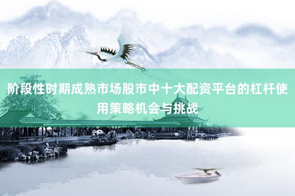 阶段性时期成熟市场股市中十大配资平台的杠杆使用策略机会与挑战